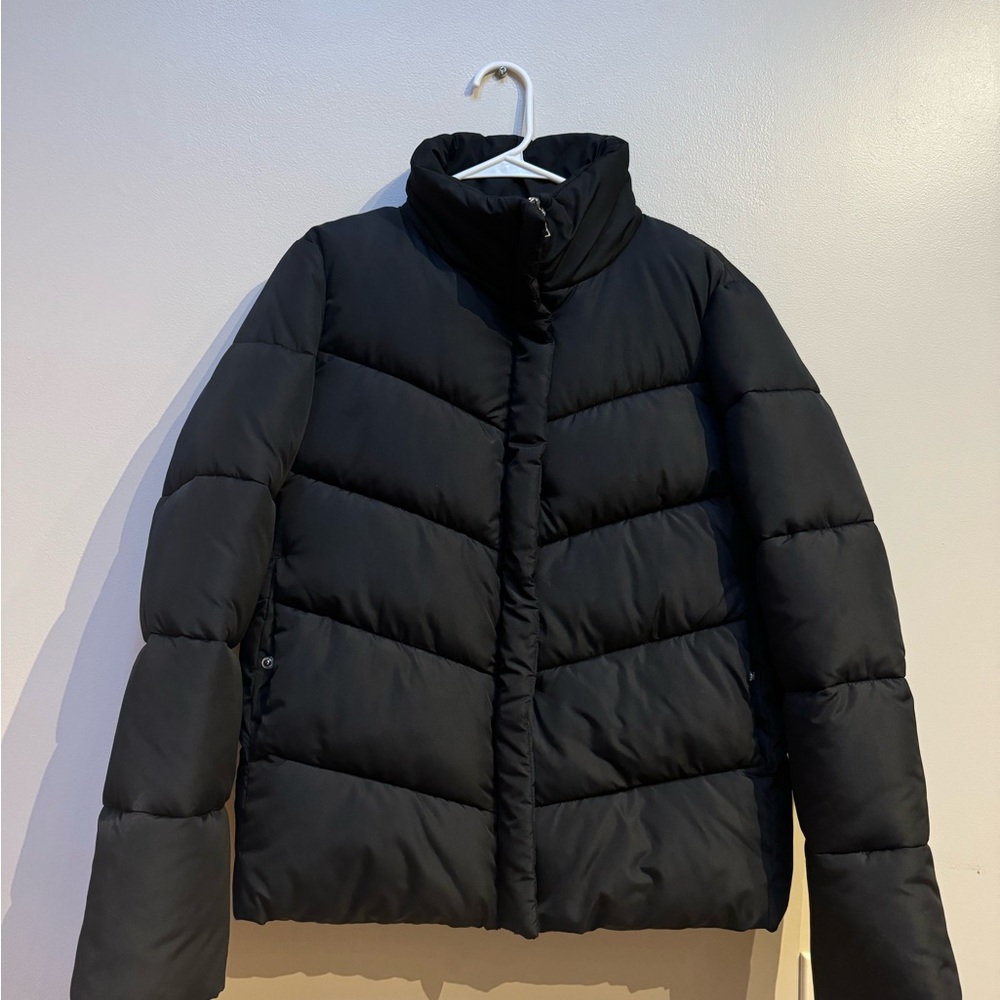 Express Black Puffer Jacket